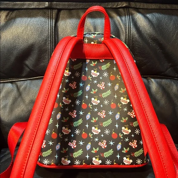 Disney Loungefly Mickey Ornament Christmas Mini Backpack  display picture 2